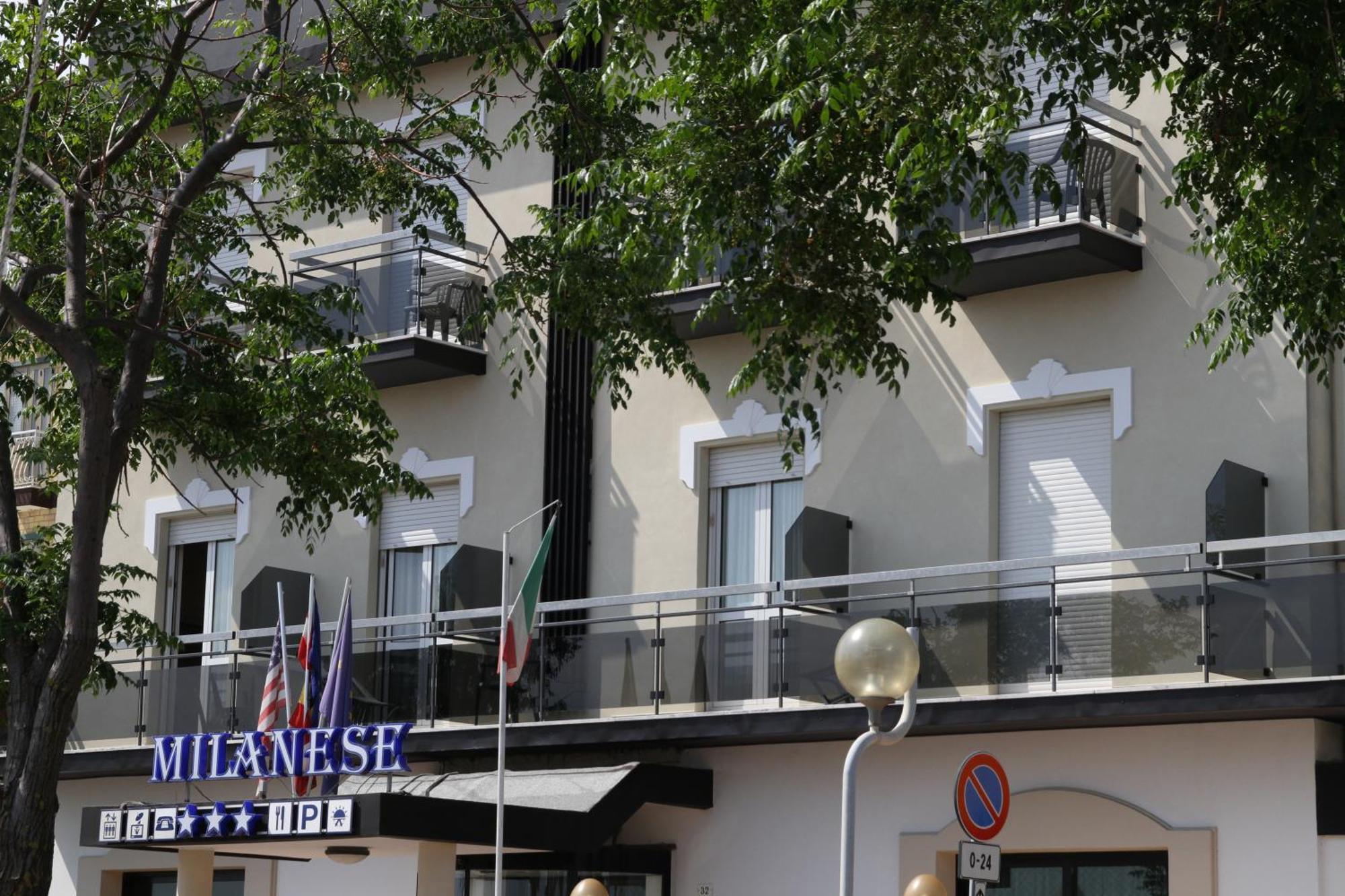 Hotel Milanese Rimini Dış mekan fotoğraf